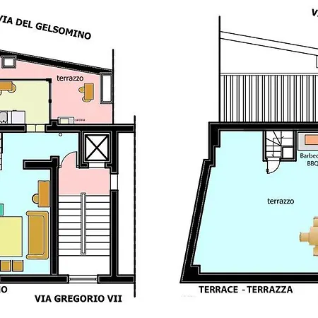 Vatican Penthouse Near S.peter's Square