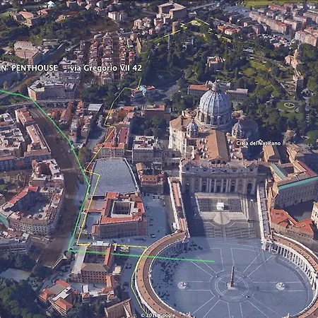 アパート Vatican Penthouse Near S.peter's Square *